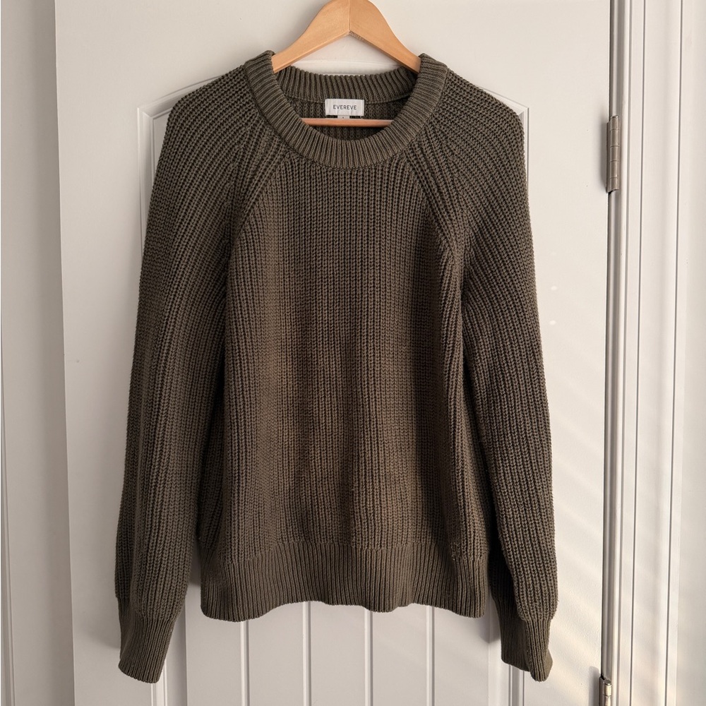 Evereve Olive Crewneck Sweater